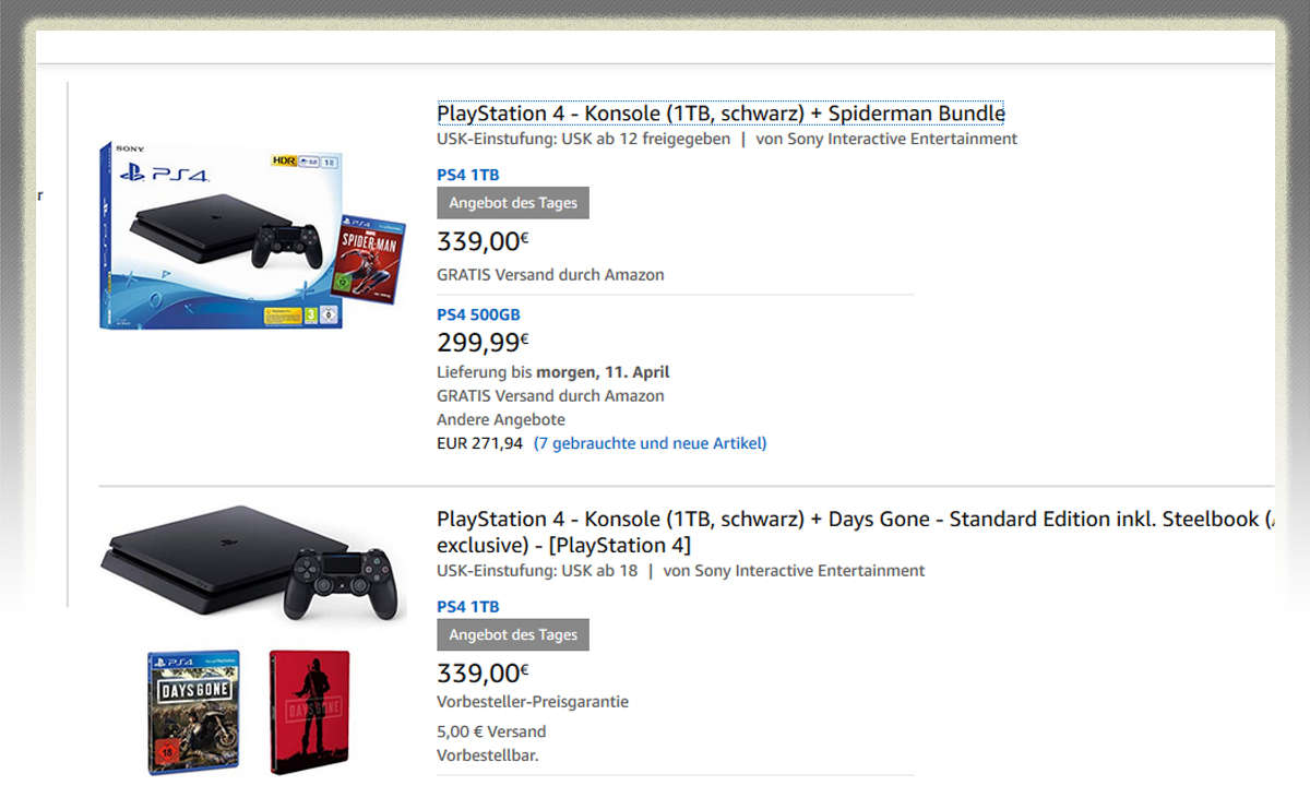 PS4-Angebot