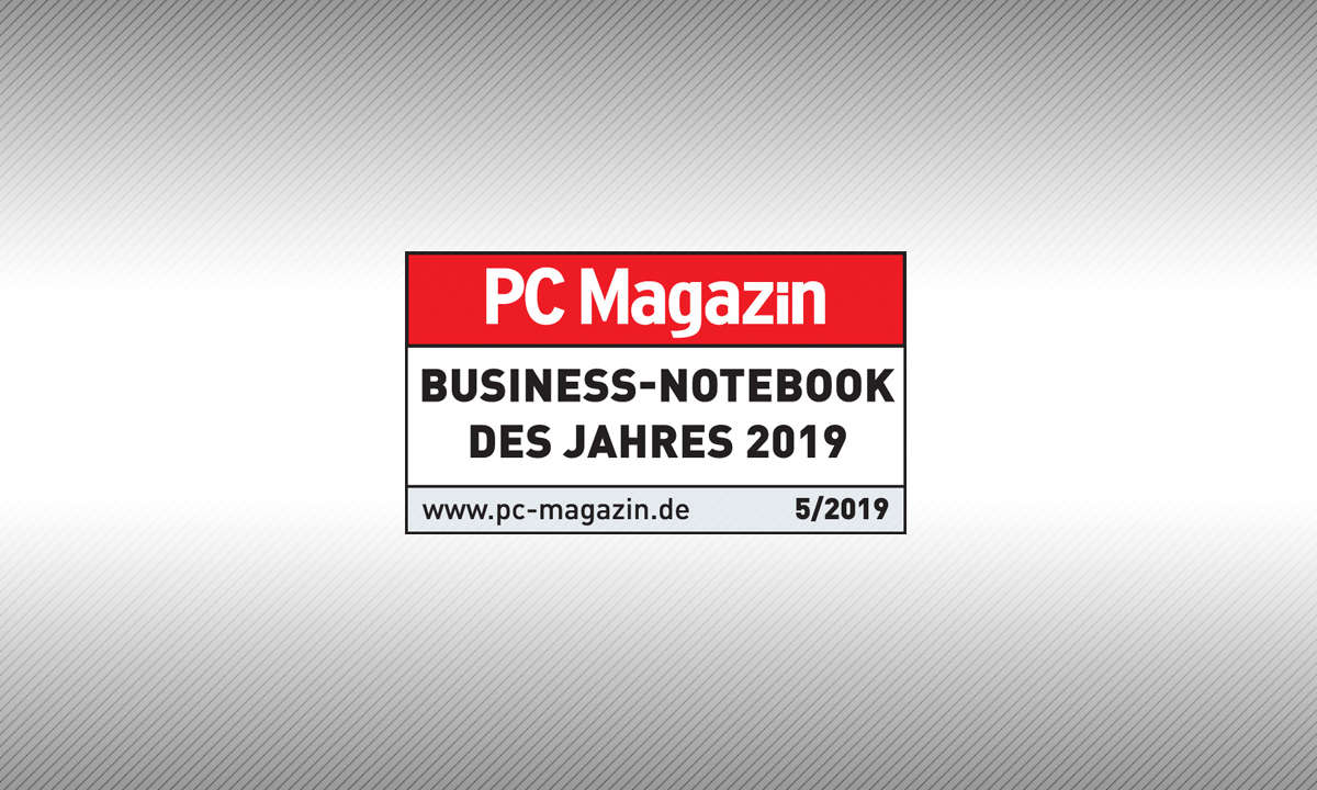 Testsiegel PC Magazin Business Notebook 2019