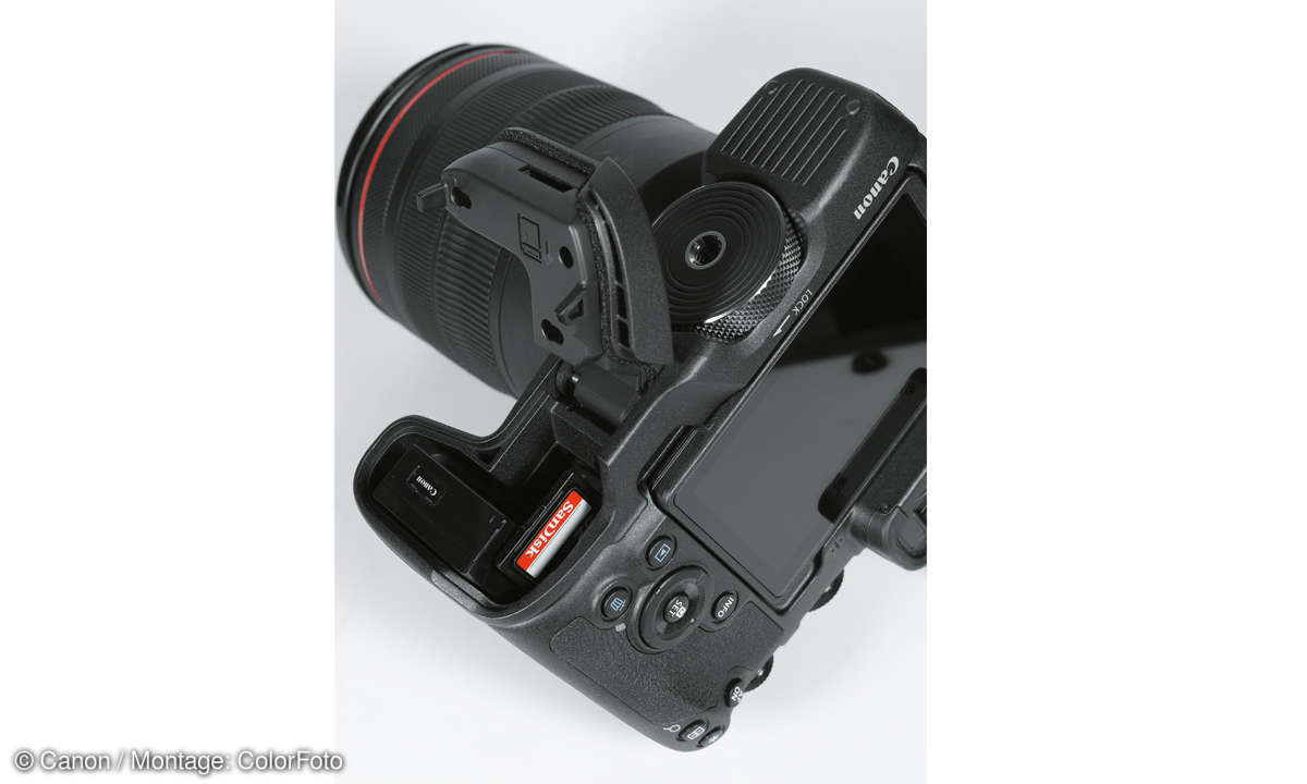 Canon EOS RP vs. EOS R im Vergleichstest - Erweiterungsgriff