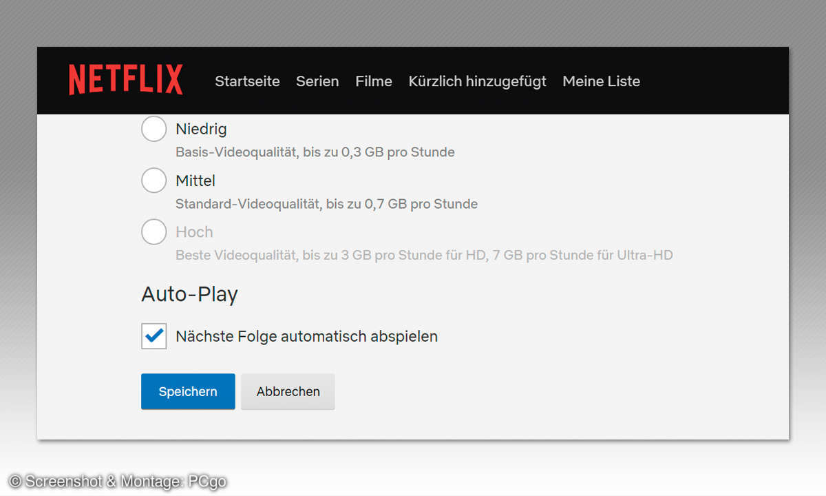 10 Tipps zu Netflix: Besser und mehr sehen - Autoplay abschalten