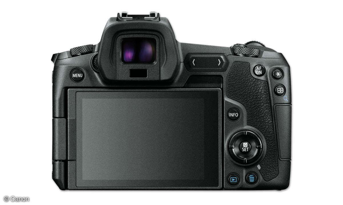Canon KB-System: Canon EOS R Rückansicht