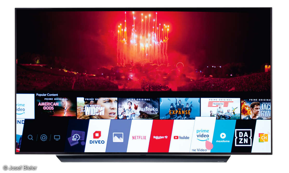 LG OLED65C9 im Test - Homemenü