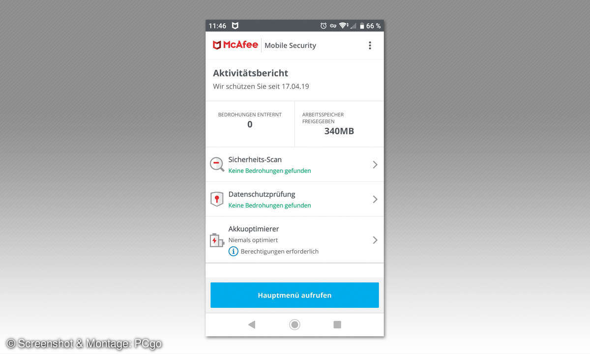 Android: 6 Sicherheits-Apps im Vergeleichstest - McAfee