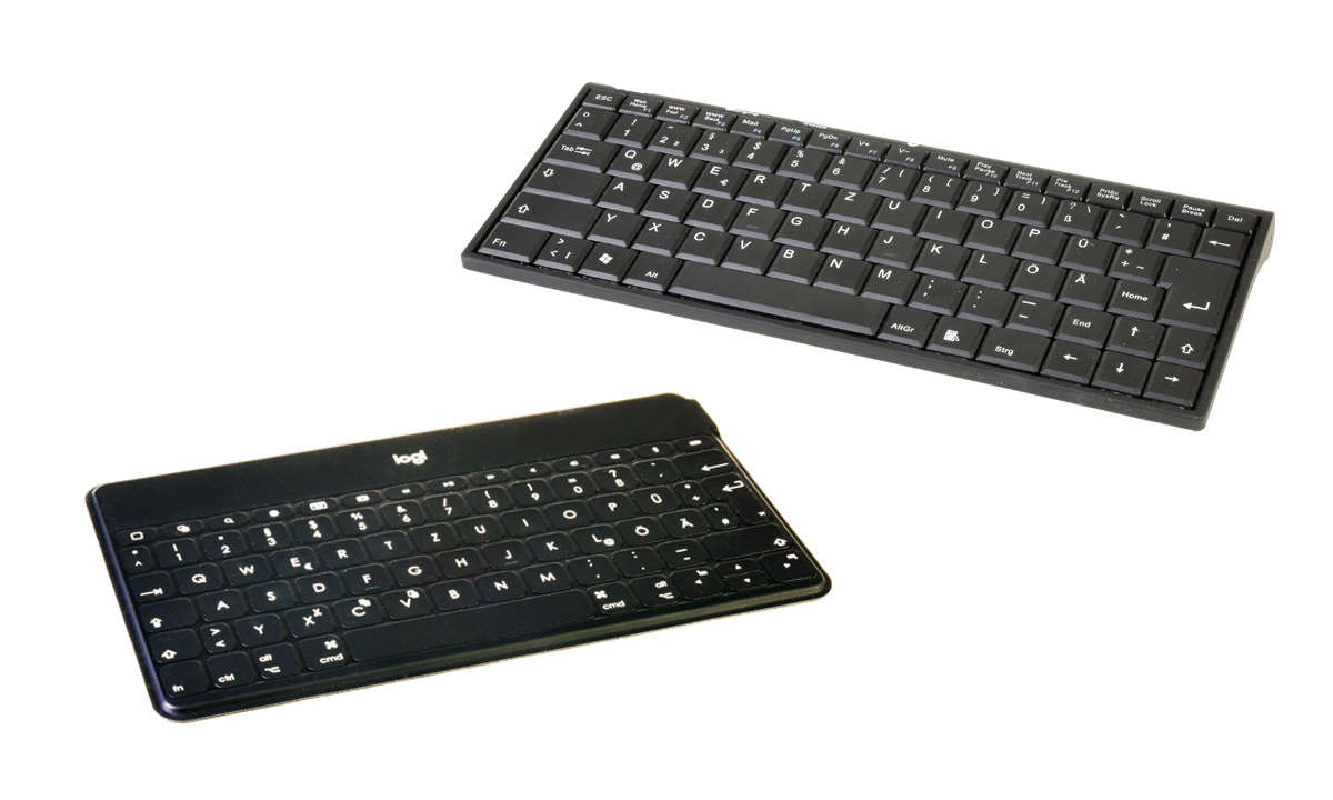 Mobile Tastaturen für Tablets: Ultraleichte Minitastaturen