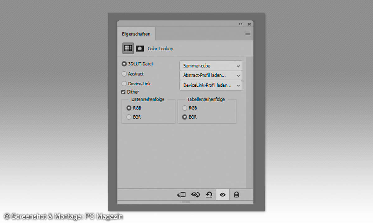Look-up Tables: Photoshop