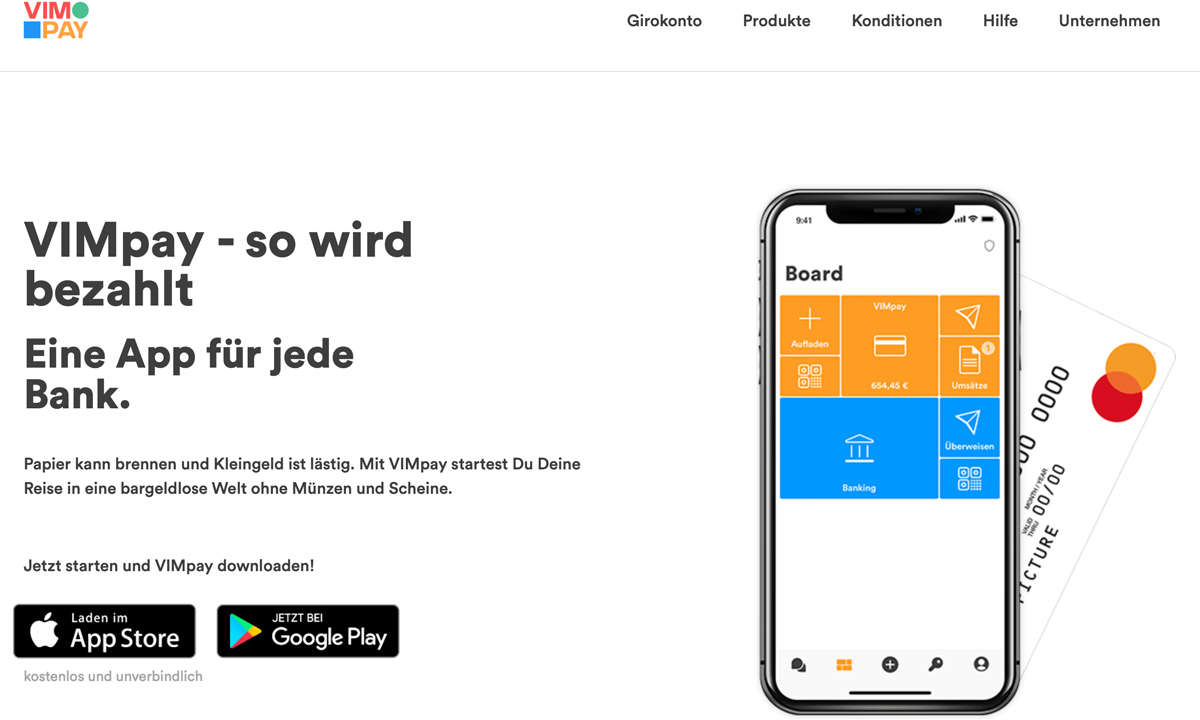 Amazon USA, Italien, Frankreich & Co.: VIMpay