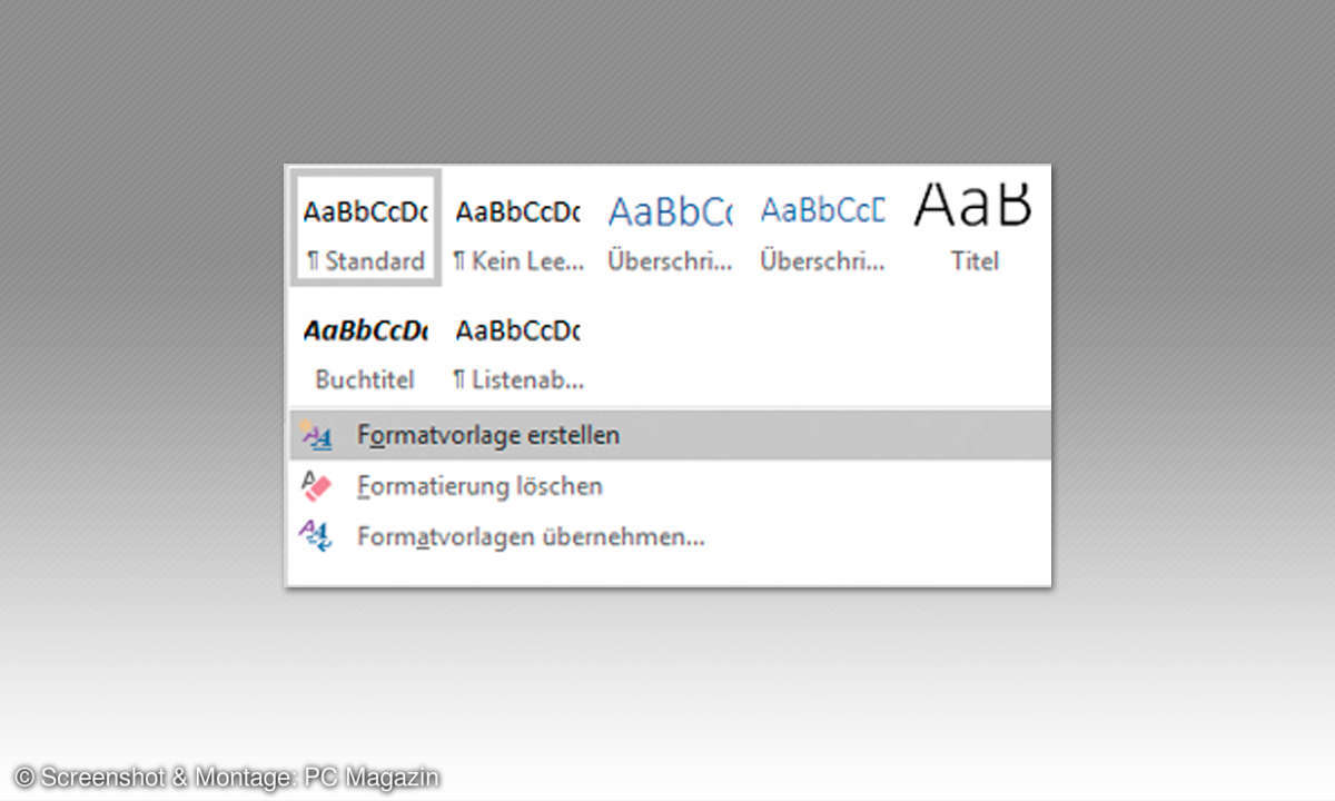 Arbeitserleichterung in Office: 2. Formatvorlagen nutzen