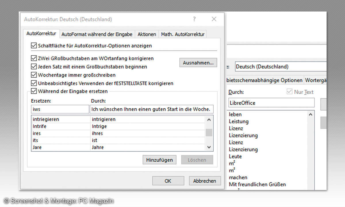 Arbeitserleichterung in Office: 8. Texte automatisch erfassen
