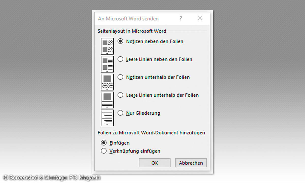 Arbeitserleichterung in Office: 10. Skript in Word aus PowerPoint-Präsentation generieren