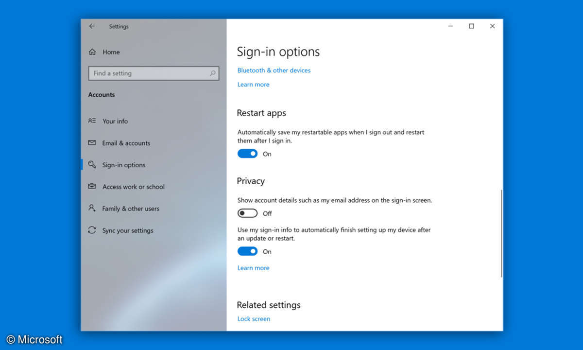 windows 10 restart apps funktion