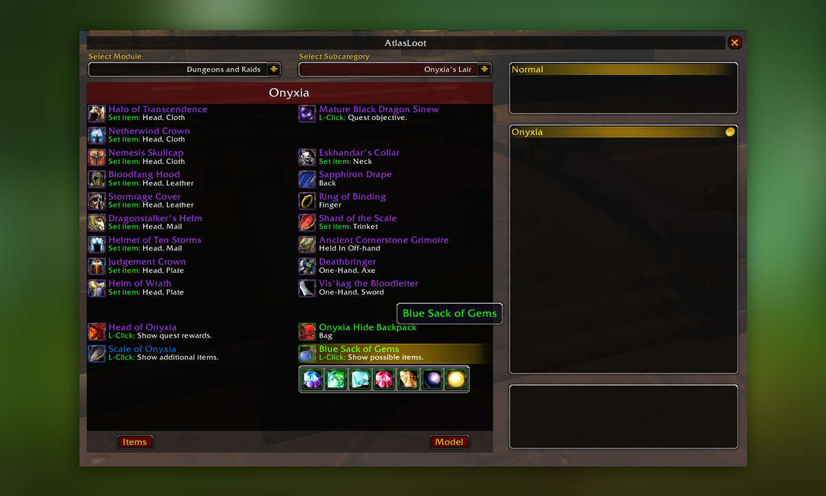 WoW Classic Addon AtlasLoot
