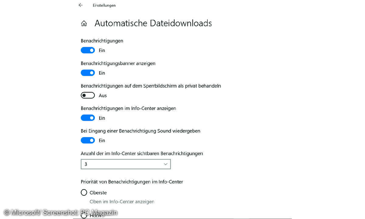 Benachrichtigungen genauer