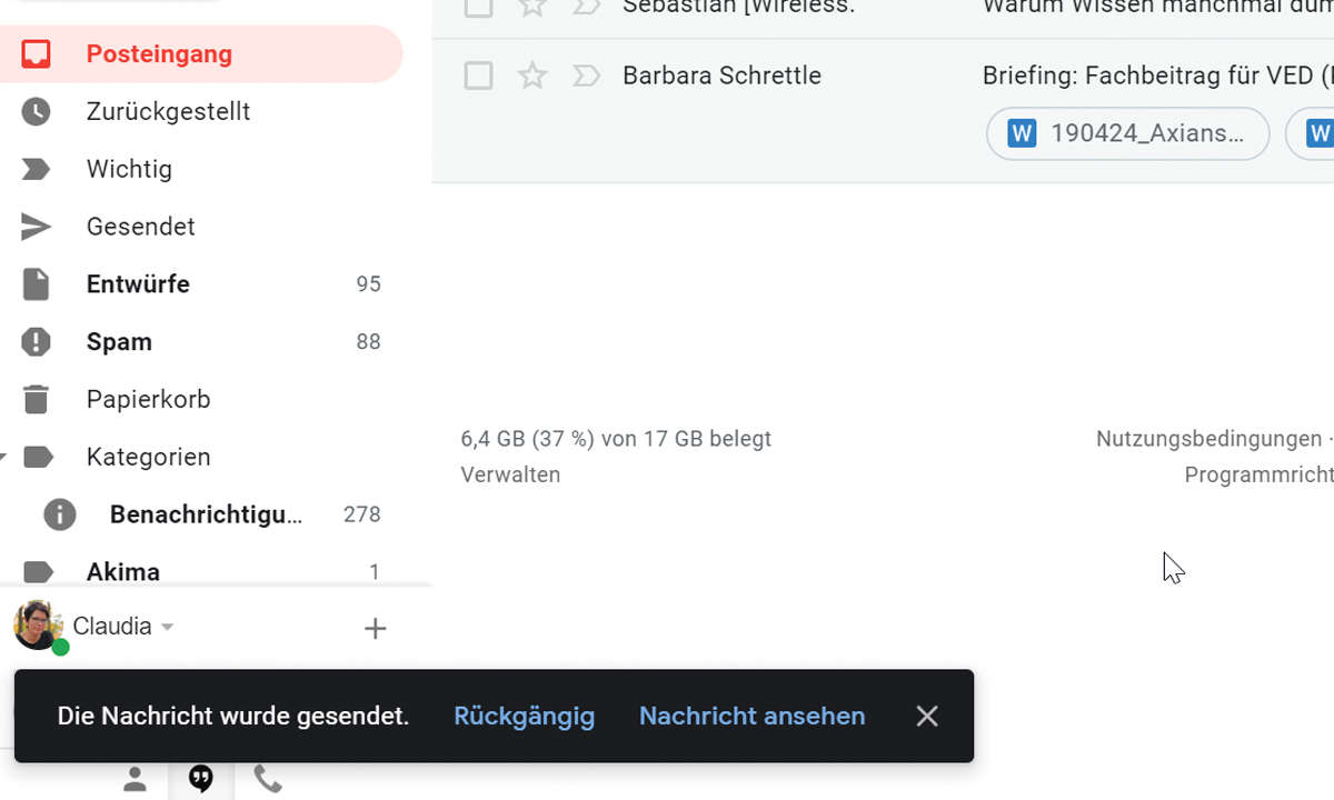 Gmail-Tipps: Wie kann man in Gmail E-Mails zurückrufen?