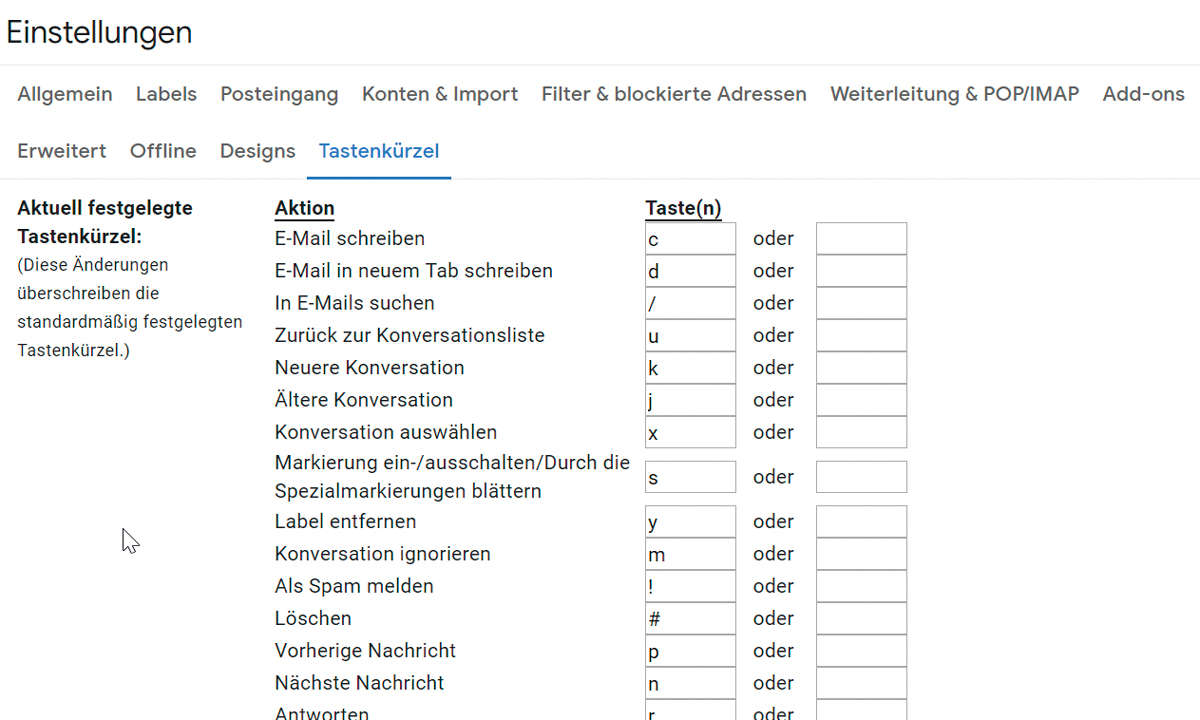 Gmail-Tipps: Welche Tastenkombinationen gibt es in Gmail?