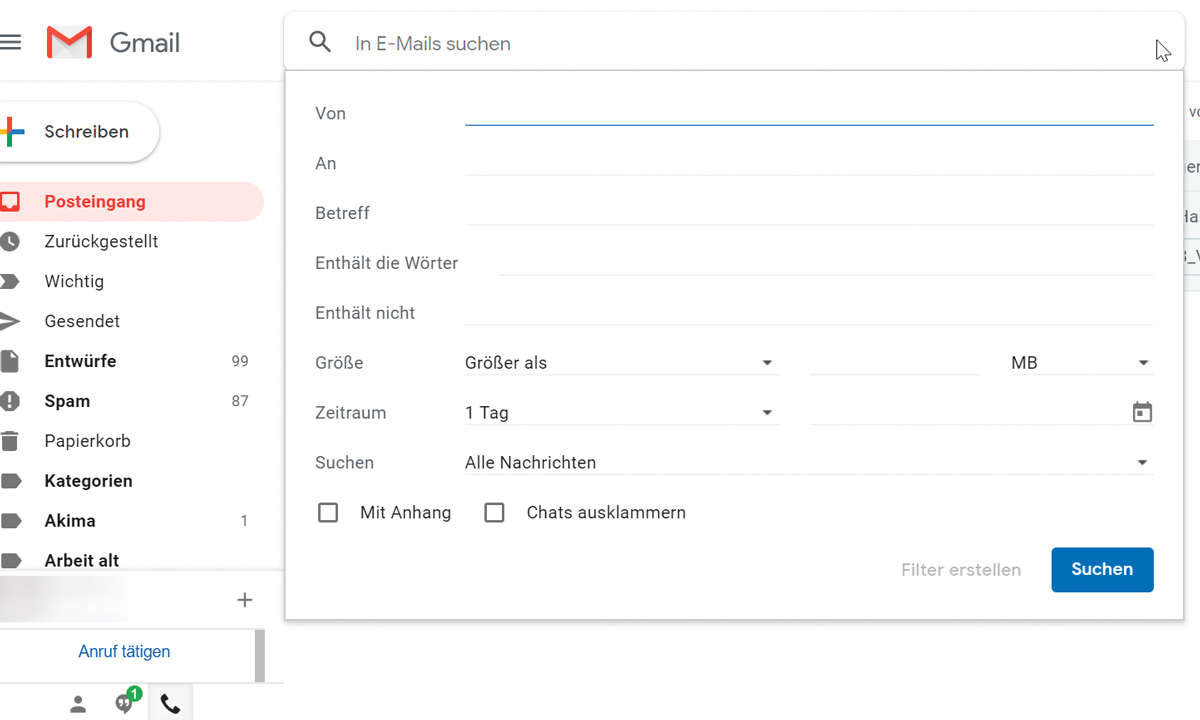 Gmail-Tipps: Wie suche ich effektiver in Gmail?