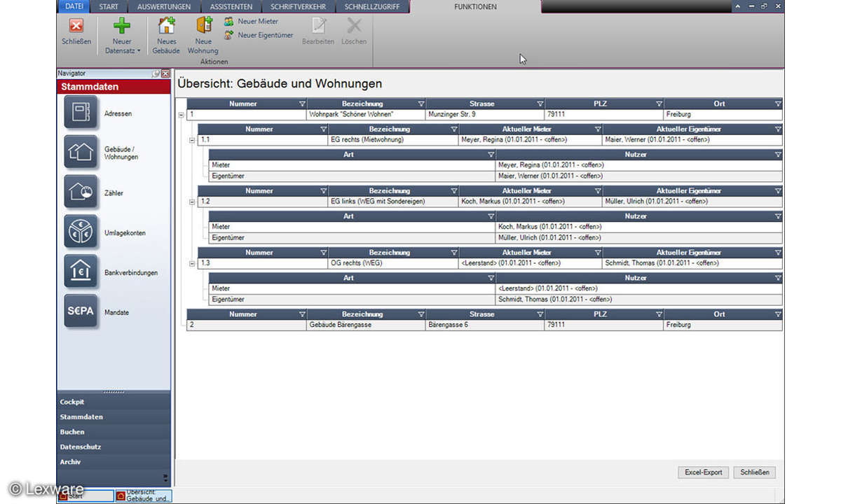 Lexware-hausverwalter-2020plus_immobilienübersicht_screenshot
