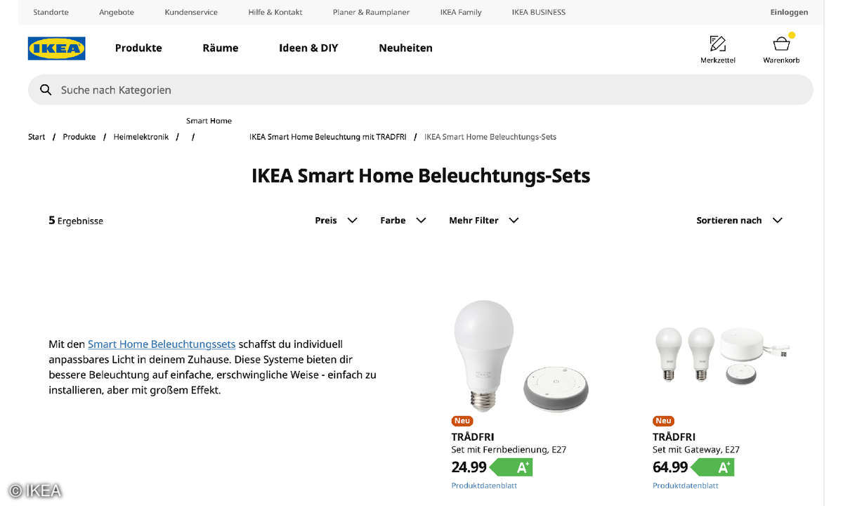 Beleuchtungs-Sets IKEA