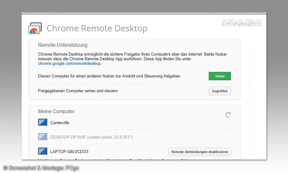 Top 10: Die besten Chrome Erweiterungen - Chrome Remote Desktop