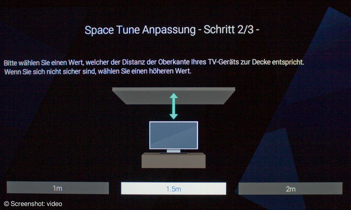 Panasonic TX-65GZW2004 im Test: Installations Screen