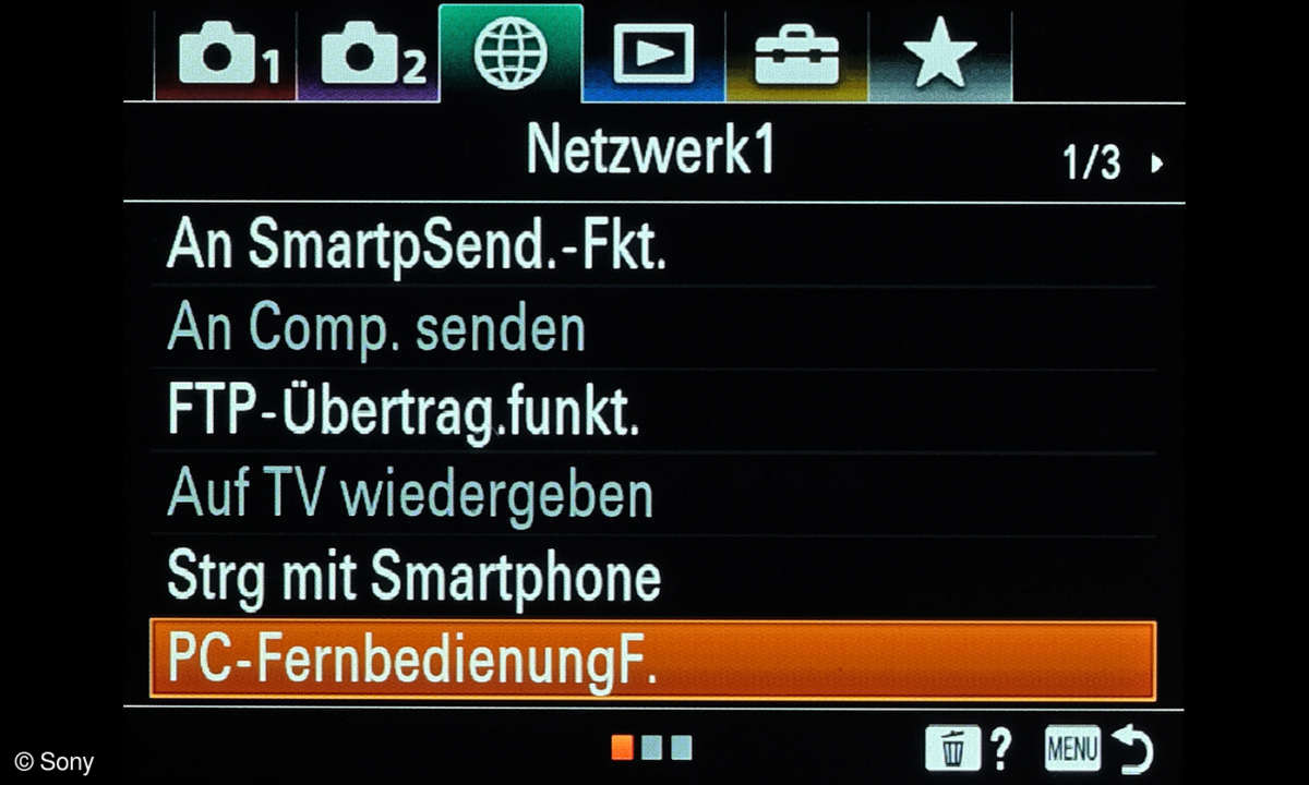 A7R IV PC remote