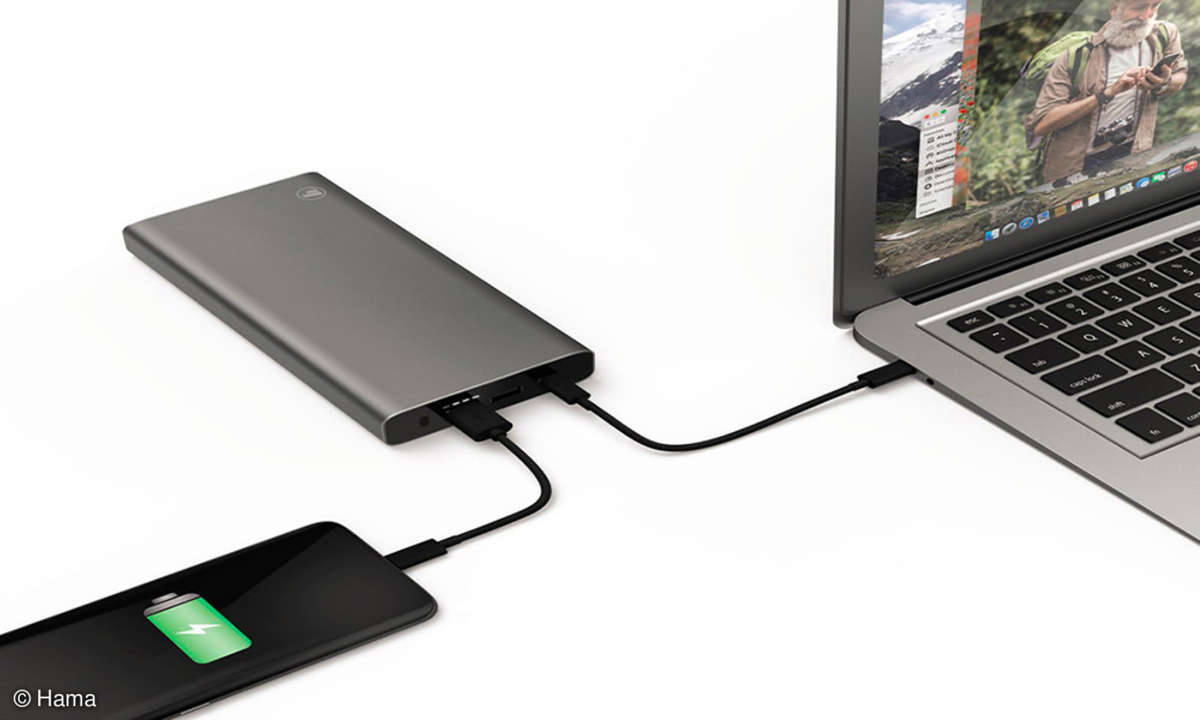 USB-C Zusatz-Akku von Hama