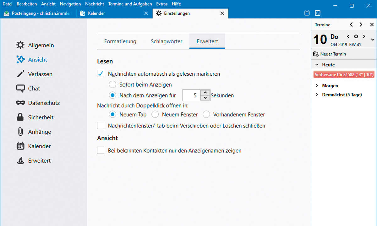 Die Top 13 Tipps und Tricks zu Thunderbird - Mails als gelesen/ungelesen markieren