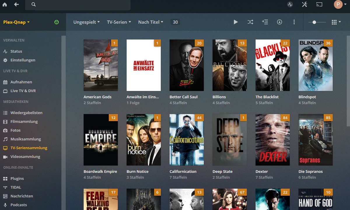 NAS-Mediathek: Aufnehmen, Schneiden und mehr - Plex Media Server