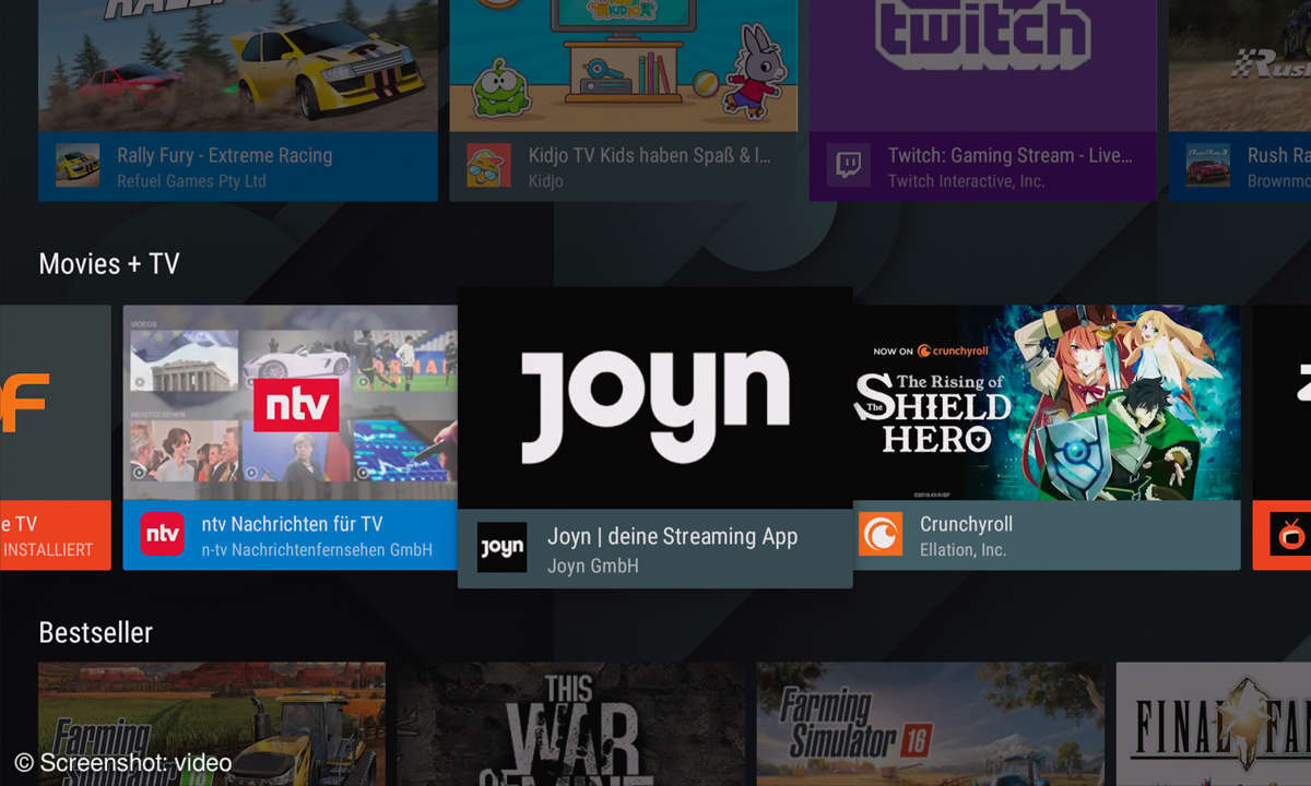 JBL Link Bar im Test - Online-Dienste Screenshot