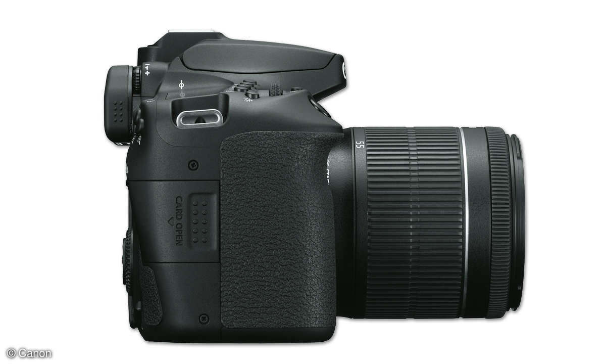Canon EOS 90D und EOS M6 II im Vergleich - EOS 90D Side