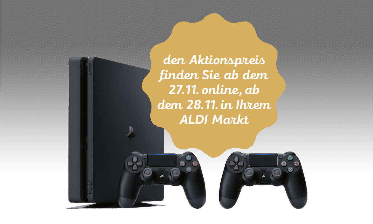 PS4 mit zweitem Controller im Angebot bei Aldi