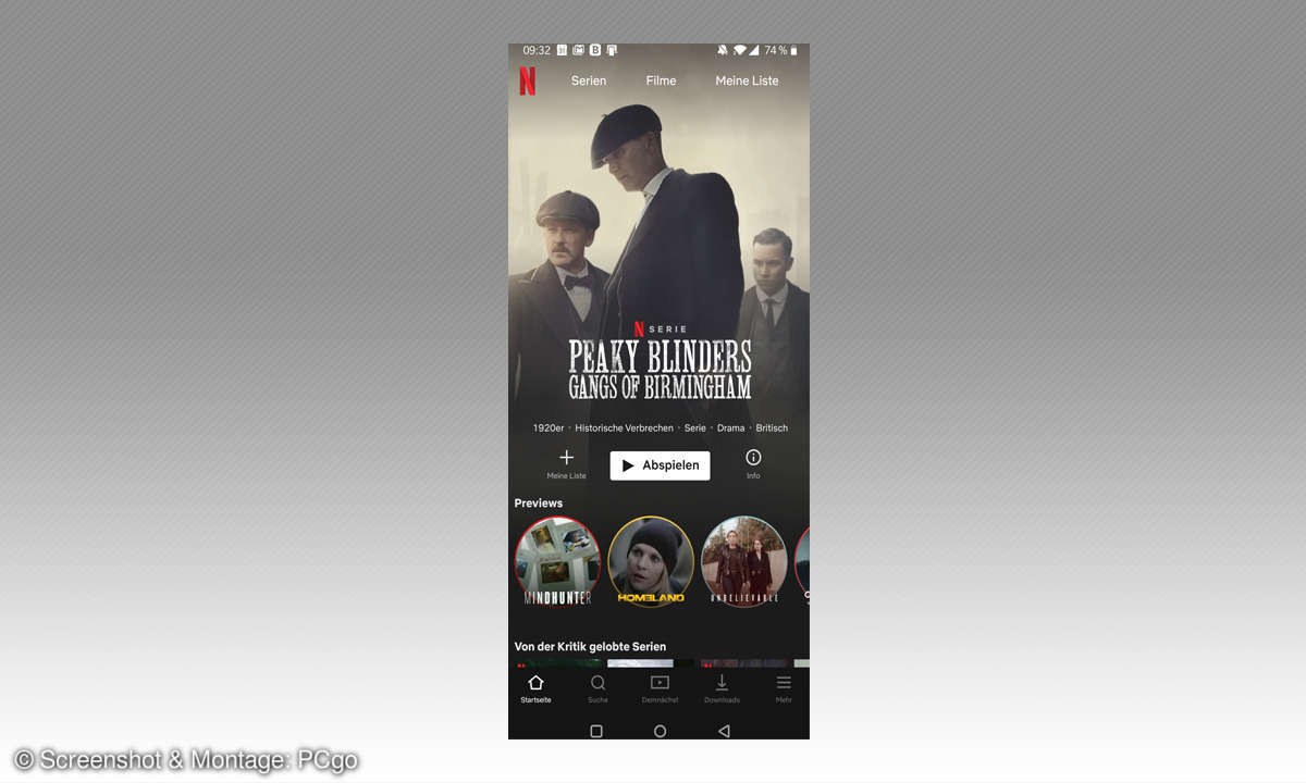 Klimafreundliche Energiespar-Tipps: Netflix auf dem Handy streamen statt am TV