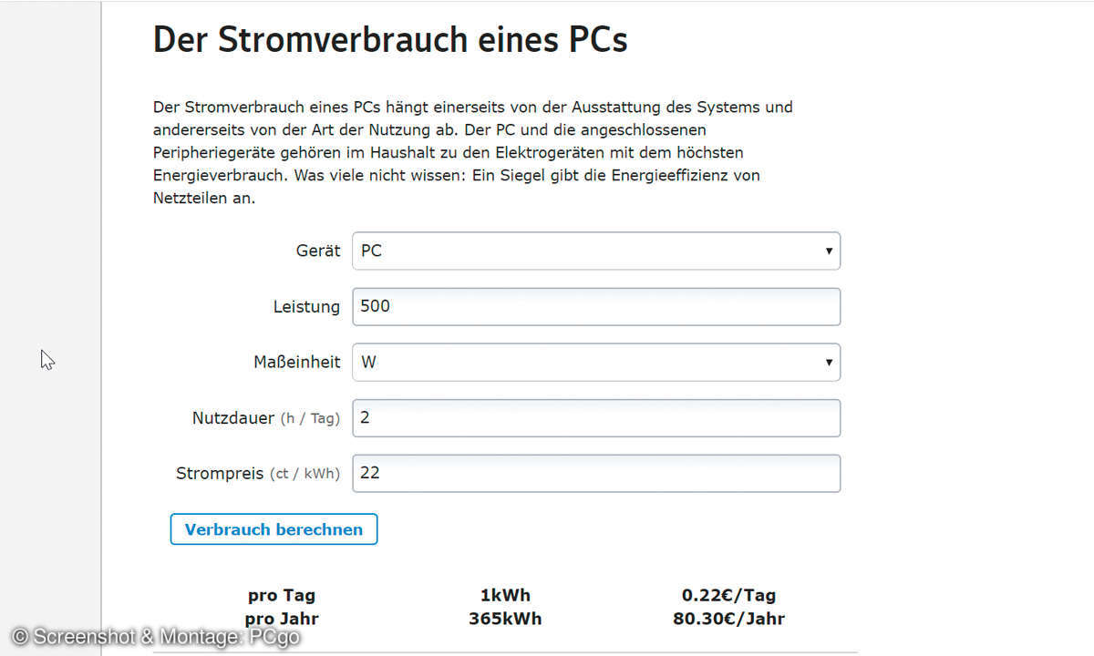 Klimafreundliche Energiespar-Tipps: Stromverbrauch von Notebook und PC herausfinden