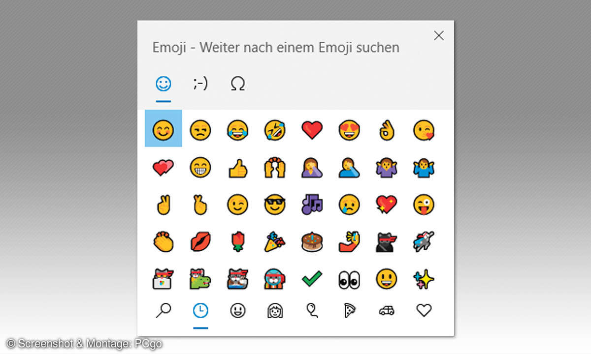 Windows 10: Emoji's einfügen - so geht's