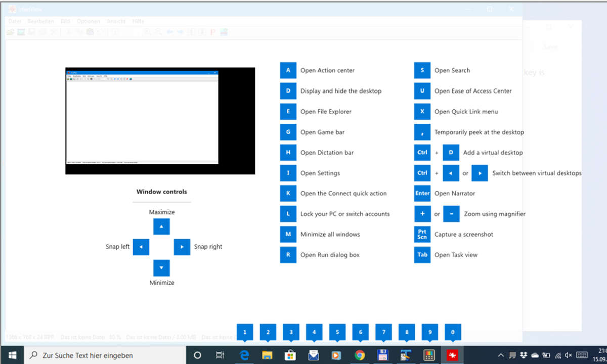 PowerToys Windows key shortcut Guide