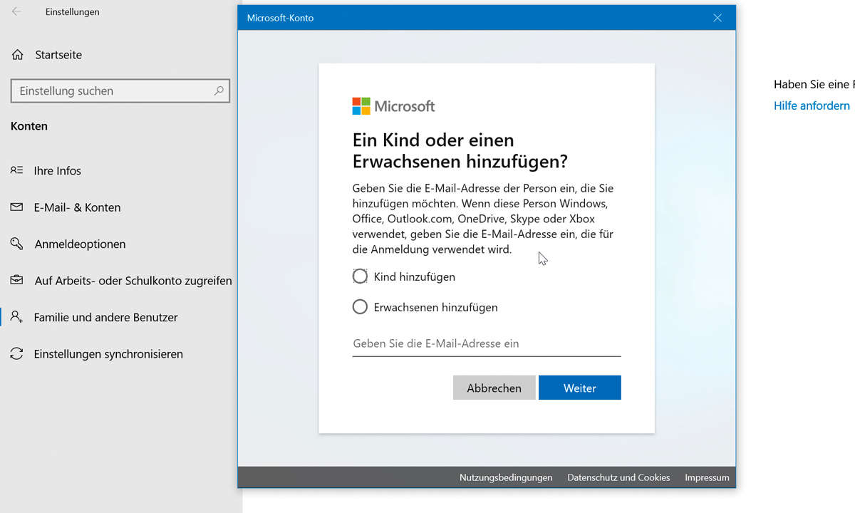 PC & Xbox: So machen Sie Ihre Geräte kindersicher - Windows Konto