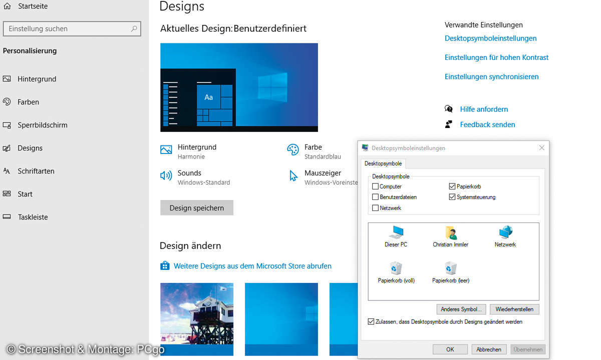 Microsoft Windows 7 Design für Windows 10: So geht's - Design