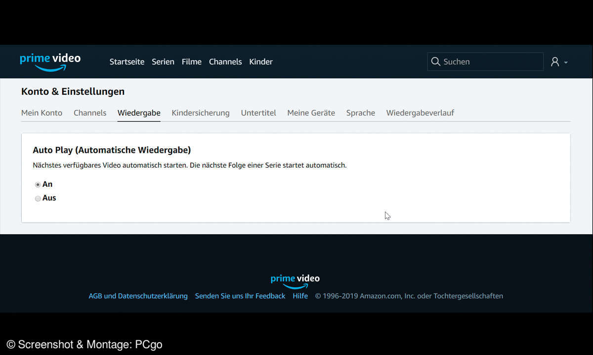 10 Tipps zu Prime Video & Prime Music von Amazon - Autoplay abschalten
