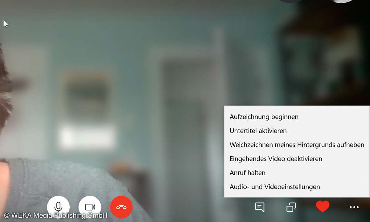 Skype: 10 Tipps um effizienter zu skypen - Hintergrundunschärfe