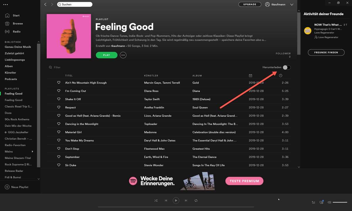 spotify musik herunterladen