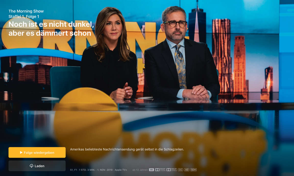 Apple TV+ vs Netflix: Screenshot Apple TV+