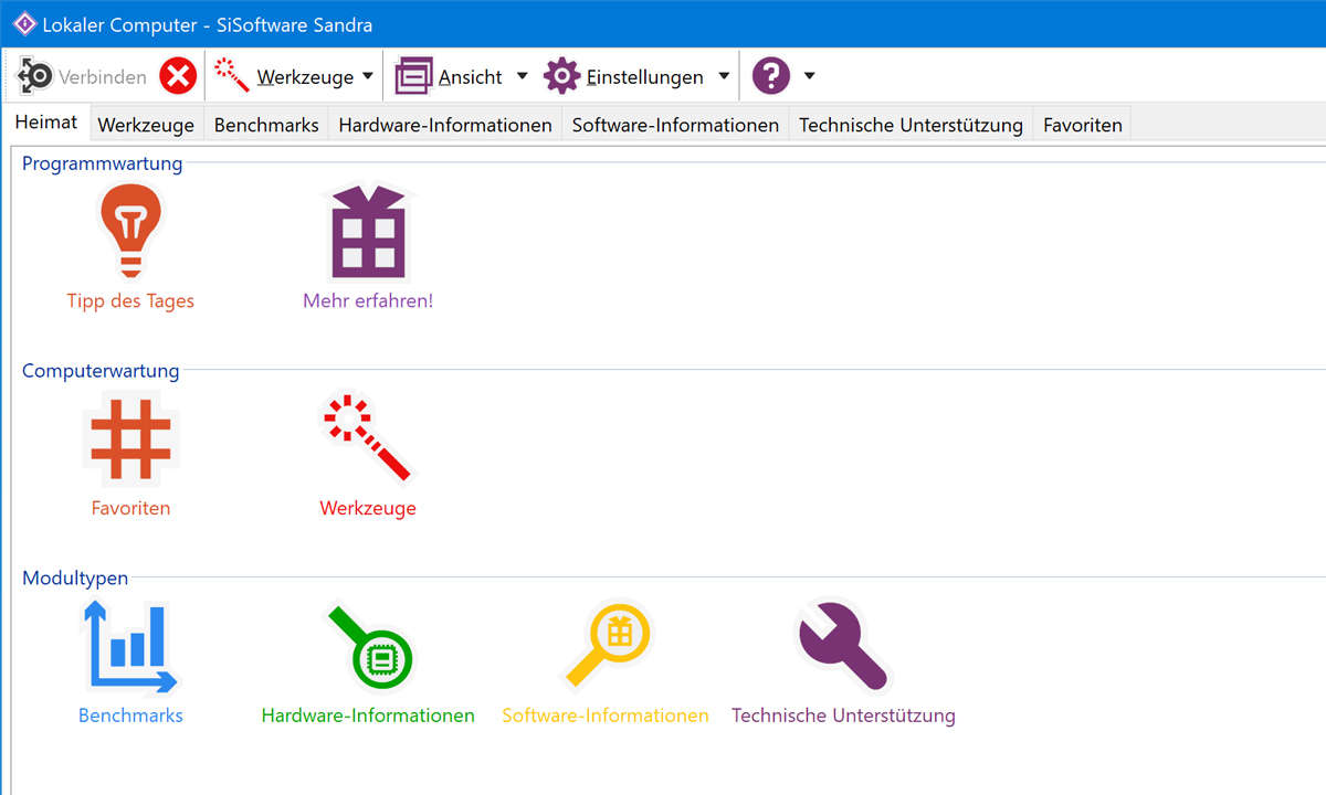 SiSoft Sandra Screenshot