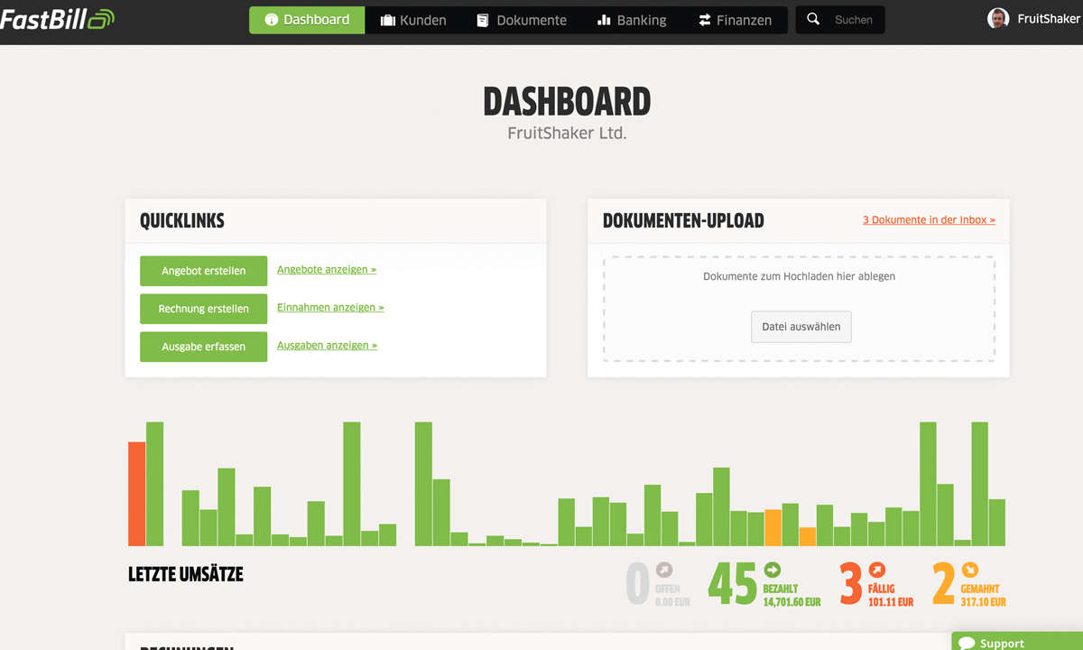FastBill Pro Screenshot