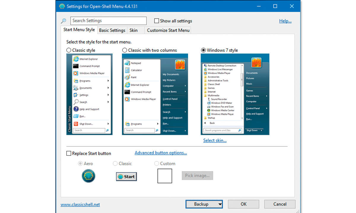 Windows 10: Klassische Startmenüs von Win7 oder XP mit Open-Shell-Menu einrichten - Tipp1