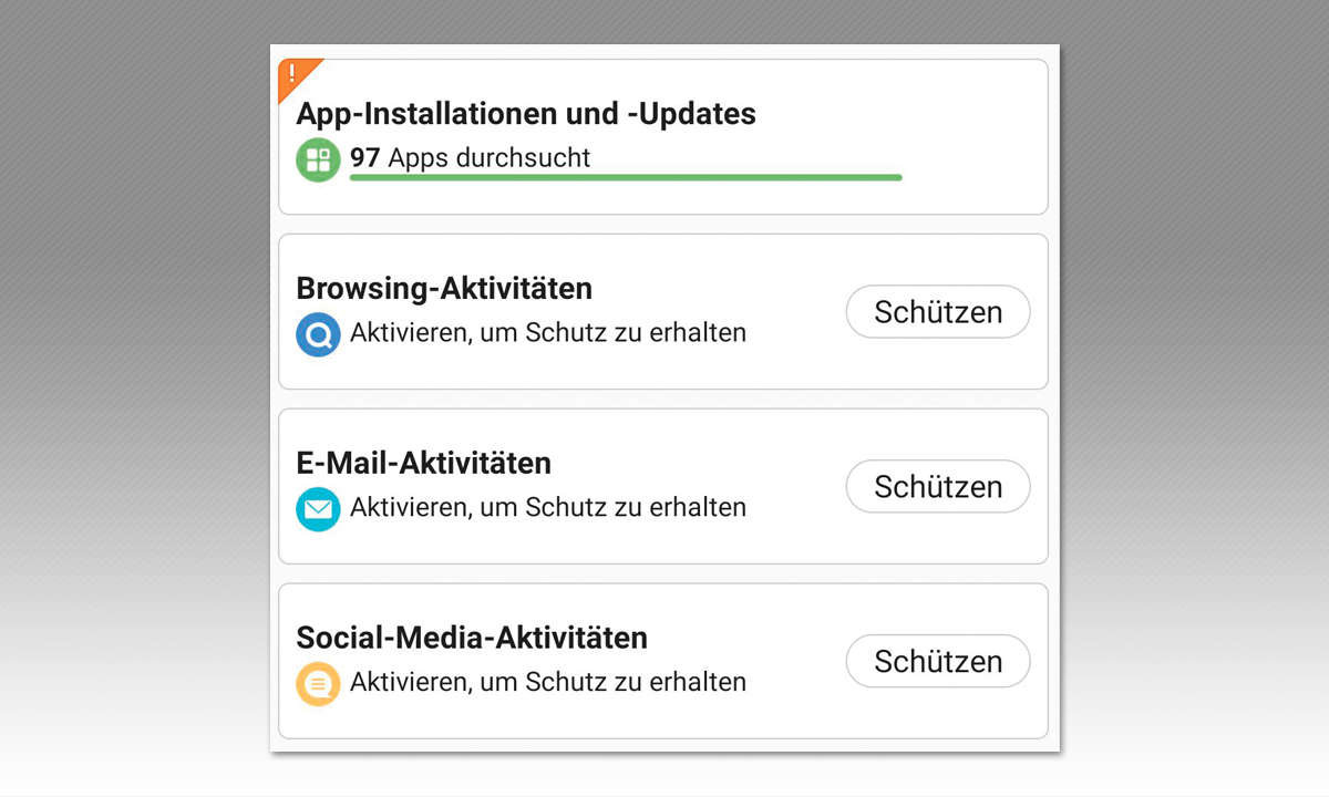 Sicherheit für Android Smartphones 2020: Trend Micro Mobile Securit Screenshot