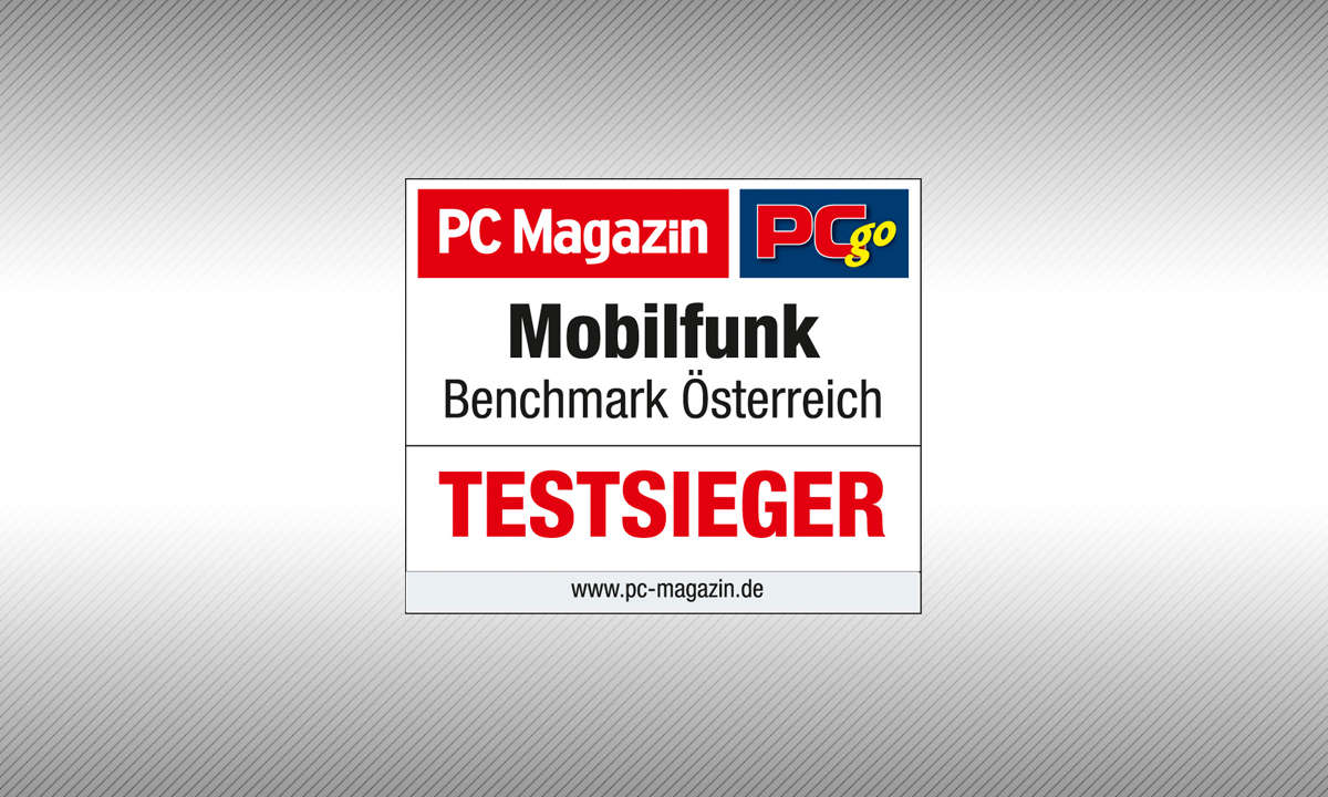 PC Magazin PCgo Mobilfunk-Benchmark 2020: Testsieger Österreich