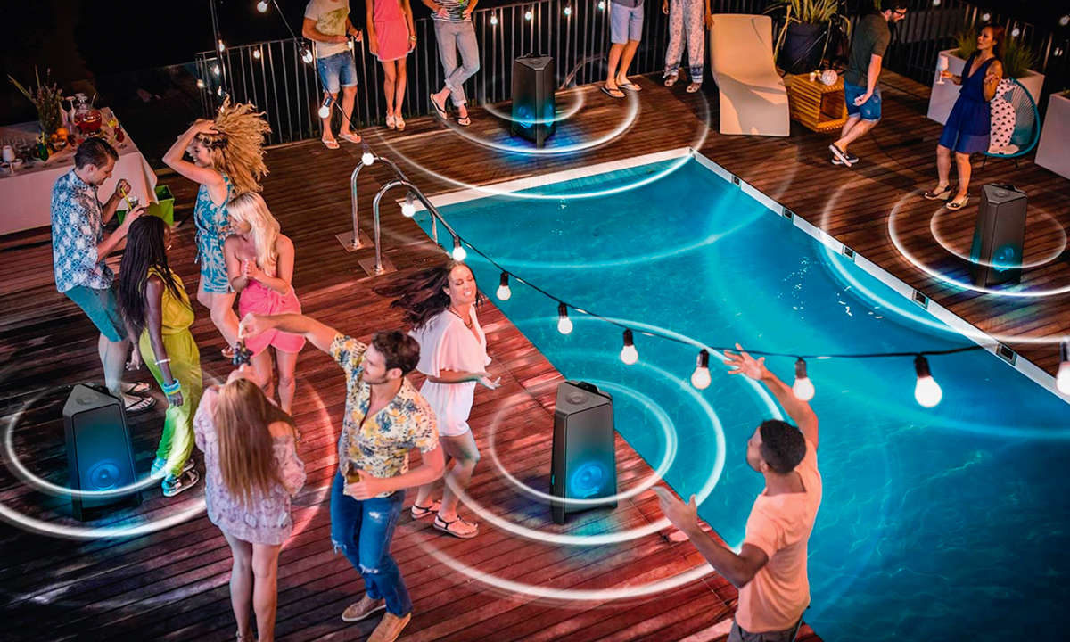 Partyboxen im Vergleichstest: Samsung Giga Party Audio MX-T50