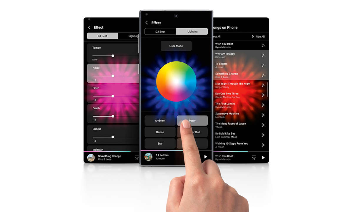 Partyboxen im Vergleichstest: Samsung Giga Party Audio MX-T50