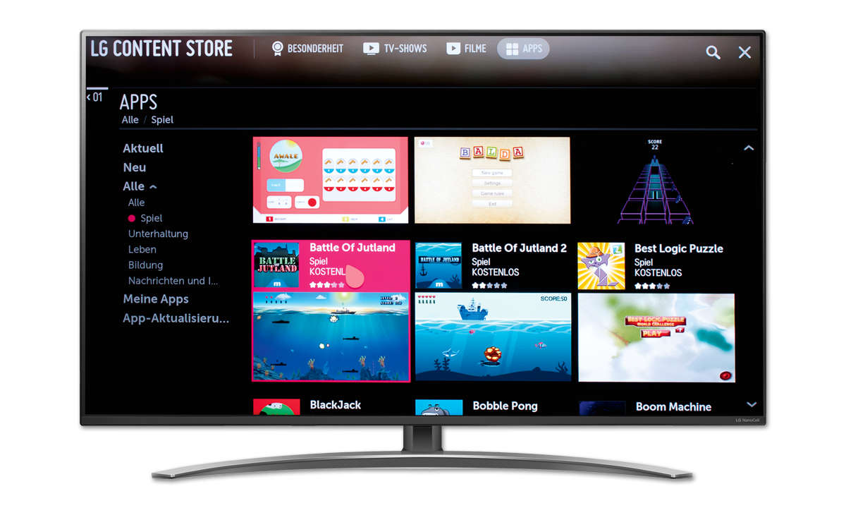 Gaming am TV: LG 49SM90007LA im Test