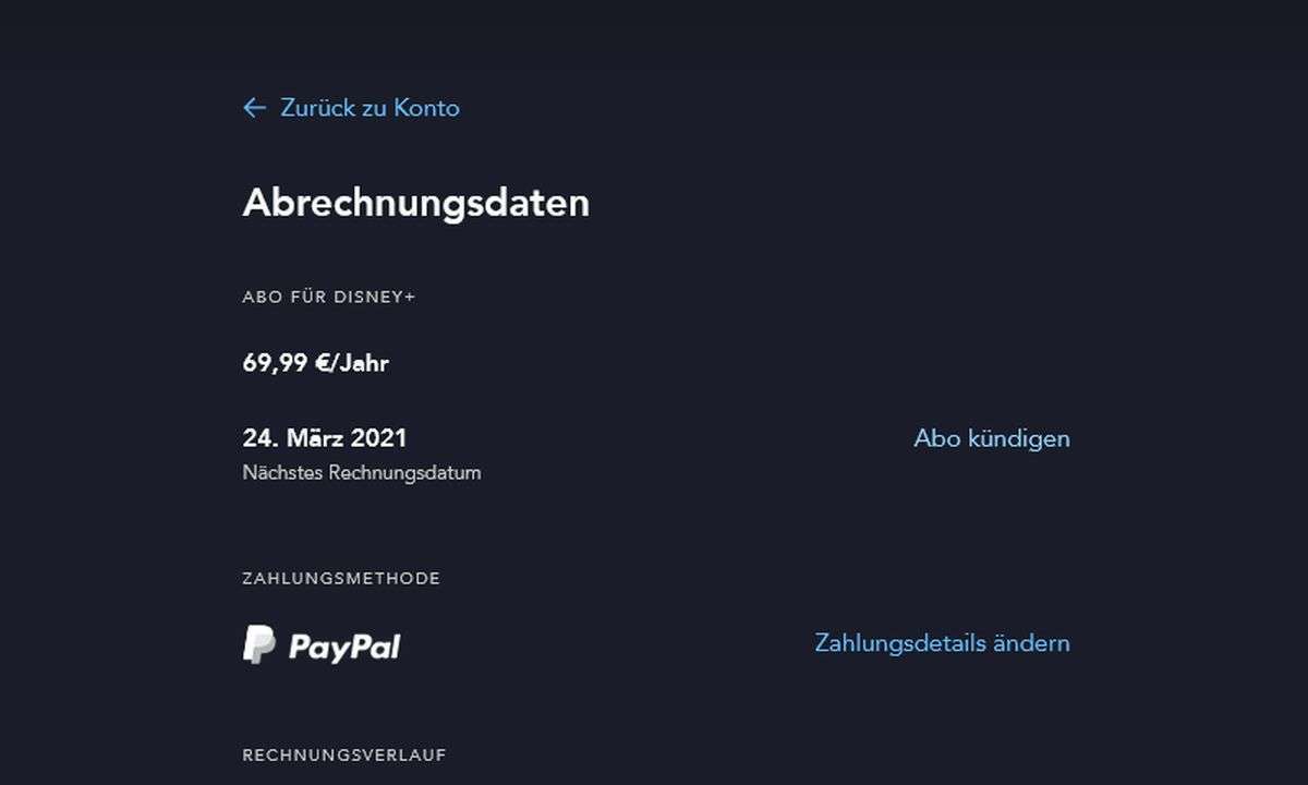 Disney+ kündigen