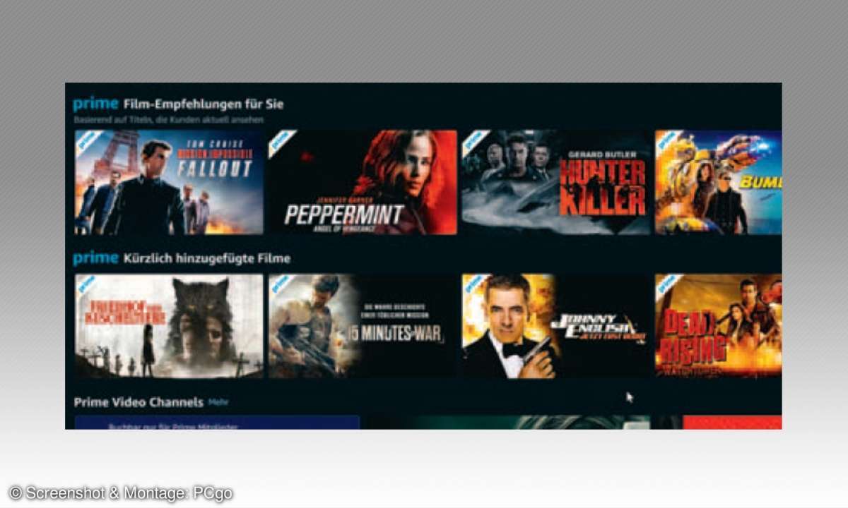 Videostreaming-Dienste im Vergleich - Screenshot Amazon Prime Video